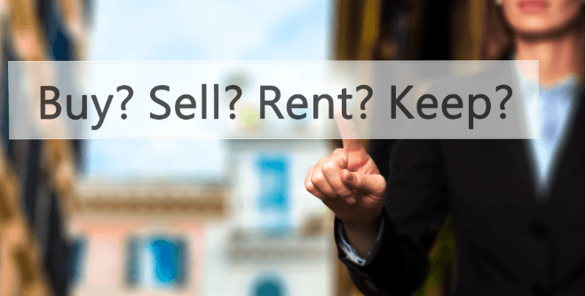 is it better to sell a house or rent it out