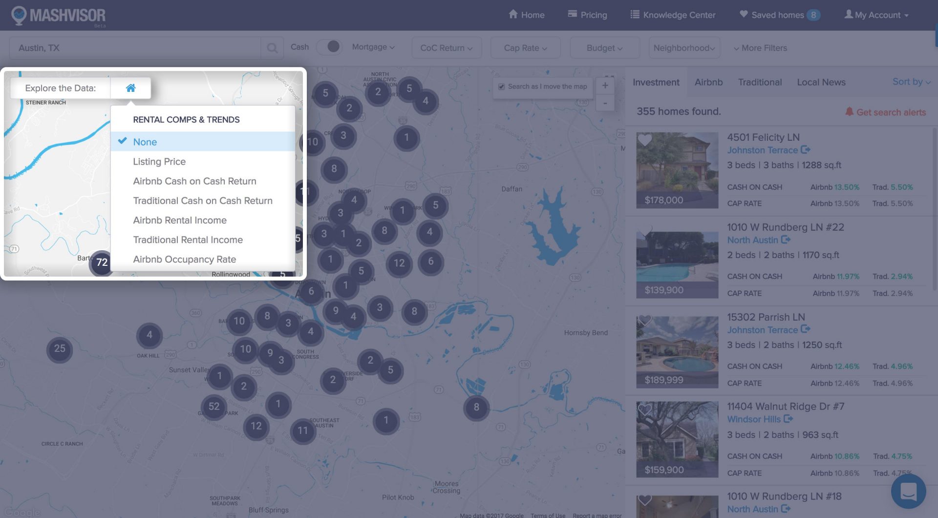 Heat Map Analysis Real Estate Investing Mashvisor