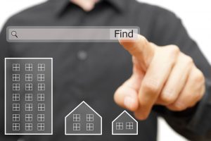 Search Google to find a residential real estate agent for buying investment property