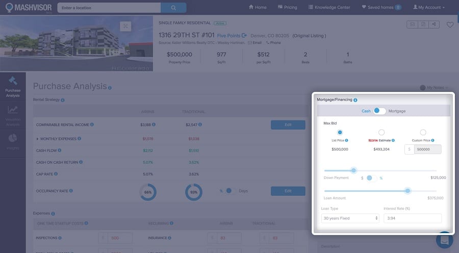 investment property calculator to easily calculate ROI formula