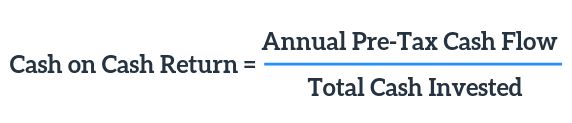 how to calculate annual rate of return using cash on cash return