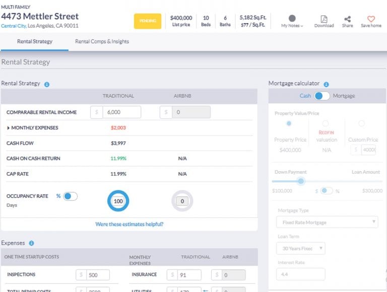 5 Best Real Estate Investment Tools for 2020: Investment Property Calculator