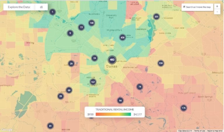How to Create Rental Property Income: 12 Tips Heatmap Analysis of Traditional Rental Income in the Dallas Real Estate Market