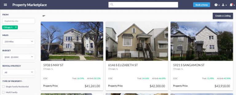 use the property marketplace to find real estate investment property for sale