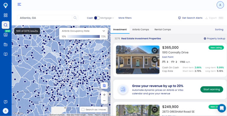 Airbnb Pricing: Mashvisor Real Estate Heat Map