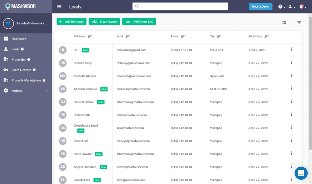 Property Owner Data and Information