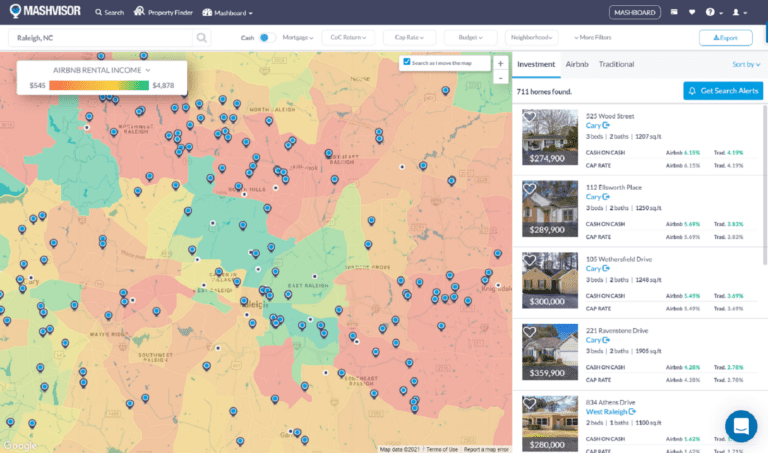 #1 Investment Property Calculator 2021: Real Estate Heatmap