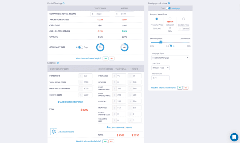 Best Property Search Tools for Investors: Investment Property Calculator