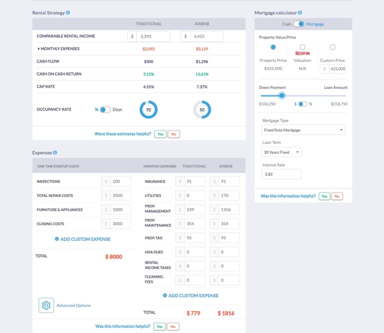 Roofstock Academy: Investment Property Calculator