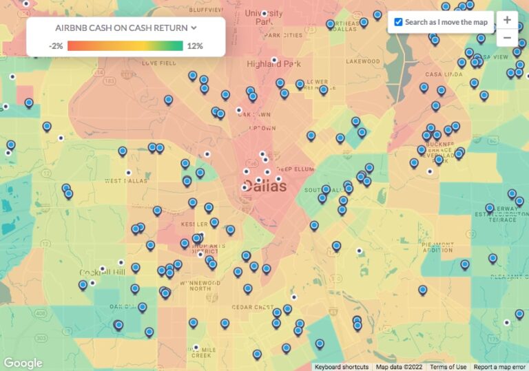 Airbnb Rental Statistics Mashvisor’s Heatmap Analysis Tool