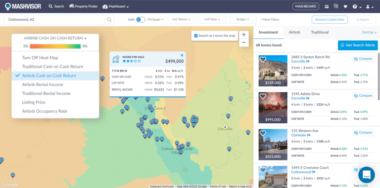 Arizona Real Estate Market - Mashvisor's Real Estate Heat Map