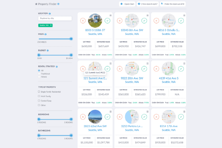 Propstream Alternative - Mashvisor's Property Finder