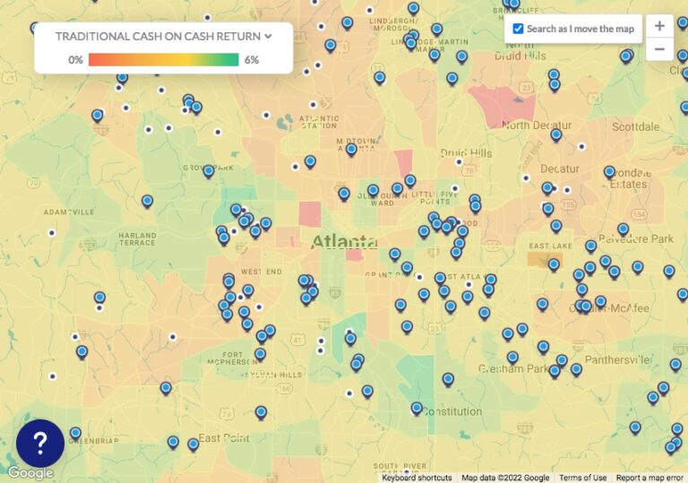 Active MLS Listings: Mashvisor Real Estate Heatmap