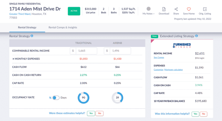 3D Printed Homes - Mashvisor's Investment Property Calculator