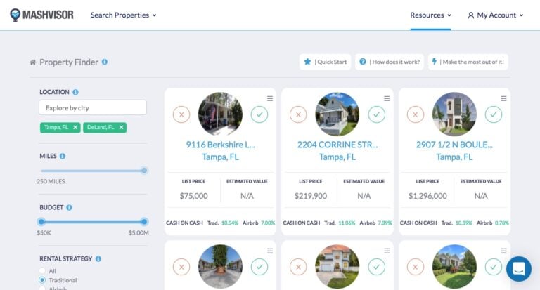 Mashboard: Find a Lucrative Investment Property