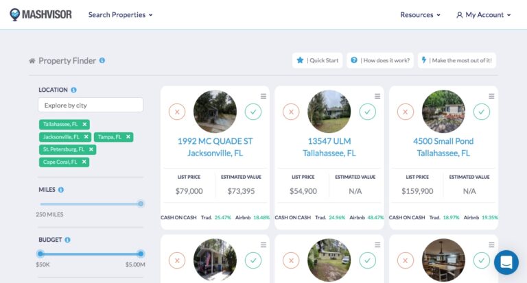 Mashvisor Competitors: Property Finder