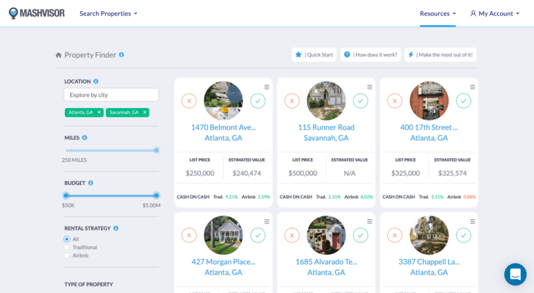 Real Estate Investing App: Property Finder Tool