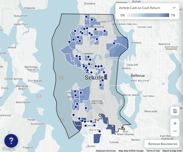 Real Estate Investing App: Real Estate Heatmap