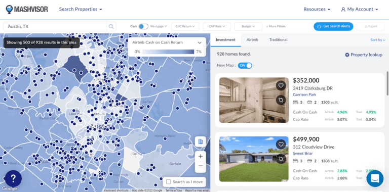 Housing Market Predictions 2023 - Mashvisor's Real Estate Heatmap