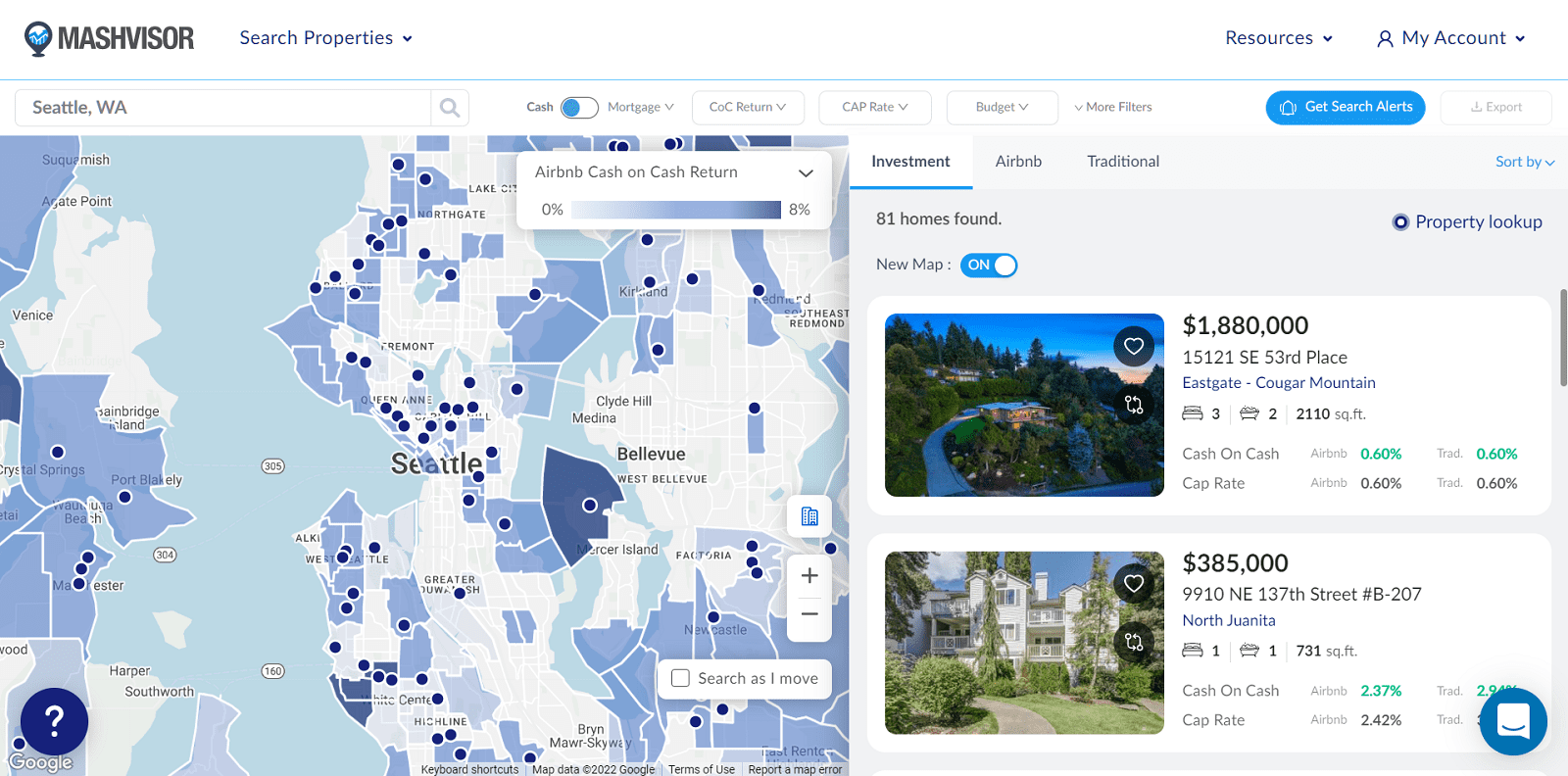 Find Multi Family Rental Properties for Sale Mashvisor