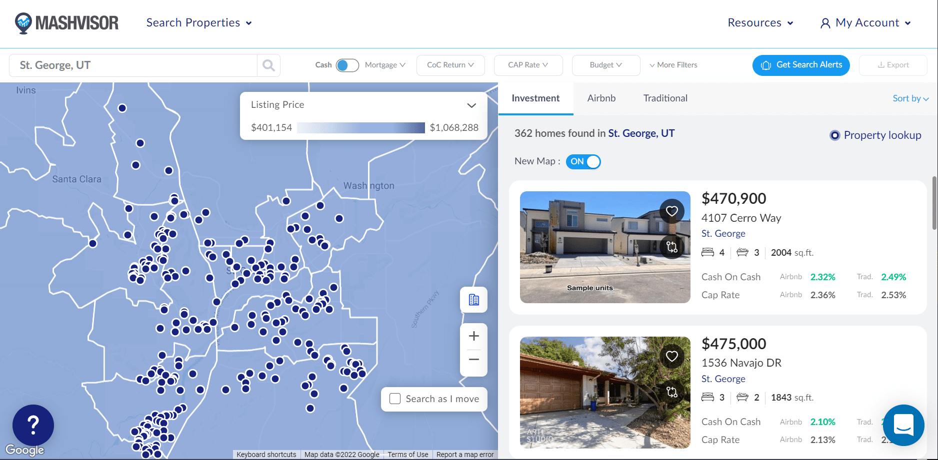 Find Vacation Rentals for Sale in St Utah Mashvisor