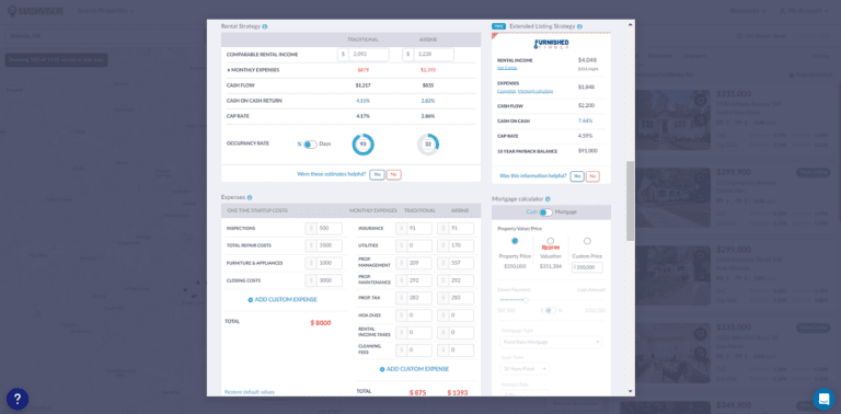 Real Estate Calculator App