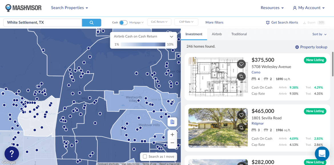 Find Short Term Vacation Rentals for Sale Mashvisor