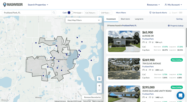 Find the Best Locations for Airbnb Using Mashvisor's Investment Property Search