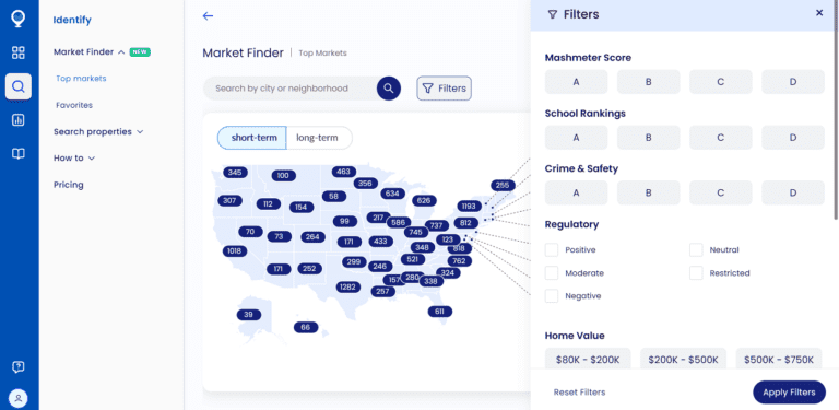 Market Minder - Filters