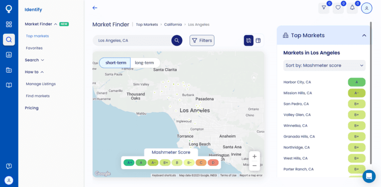 How to Start an Airbnb in California - Mashvisor's Market Finder