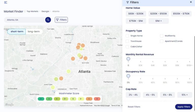Airbnb Atlanta - Market Finder