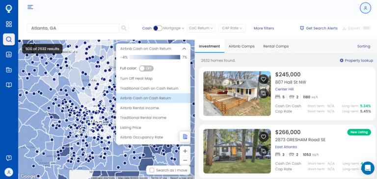 Market Analysis Real Estate - Mashvisor's Heatmap