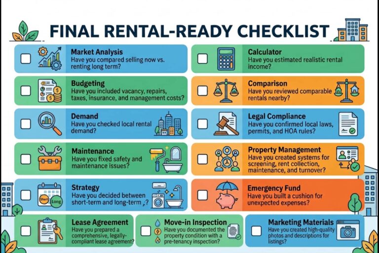 Use this rental-ready checklist to make sure renting your home out makes sense