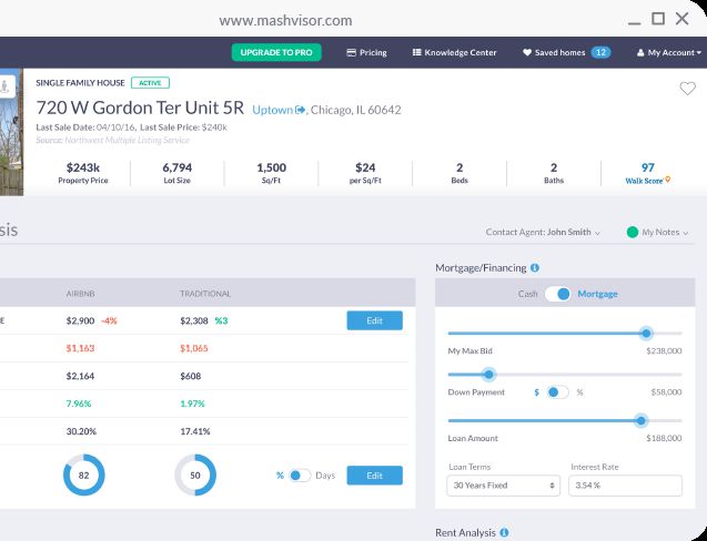 investment calculations, real estate analytics